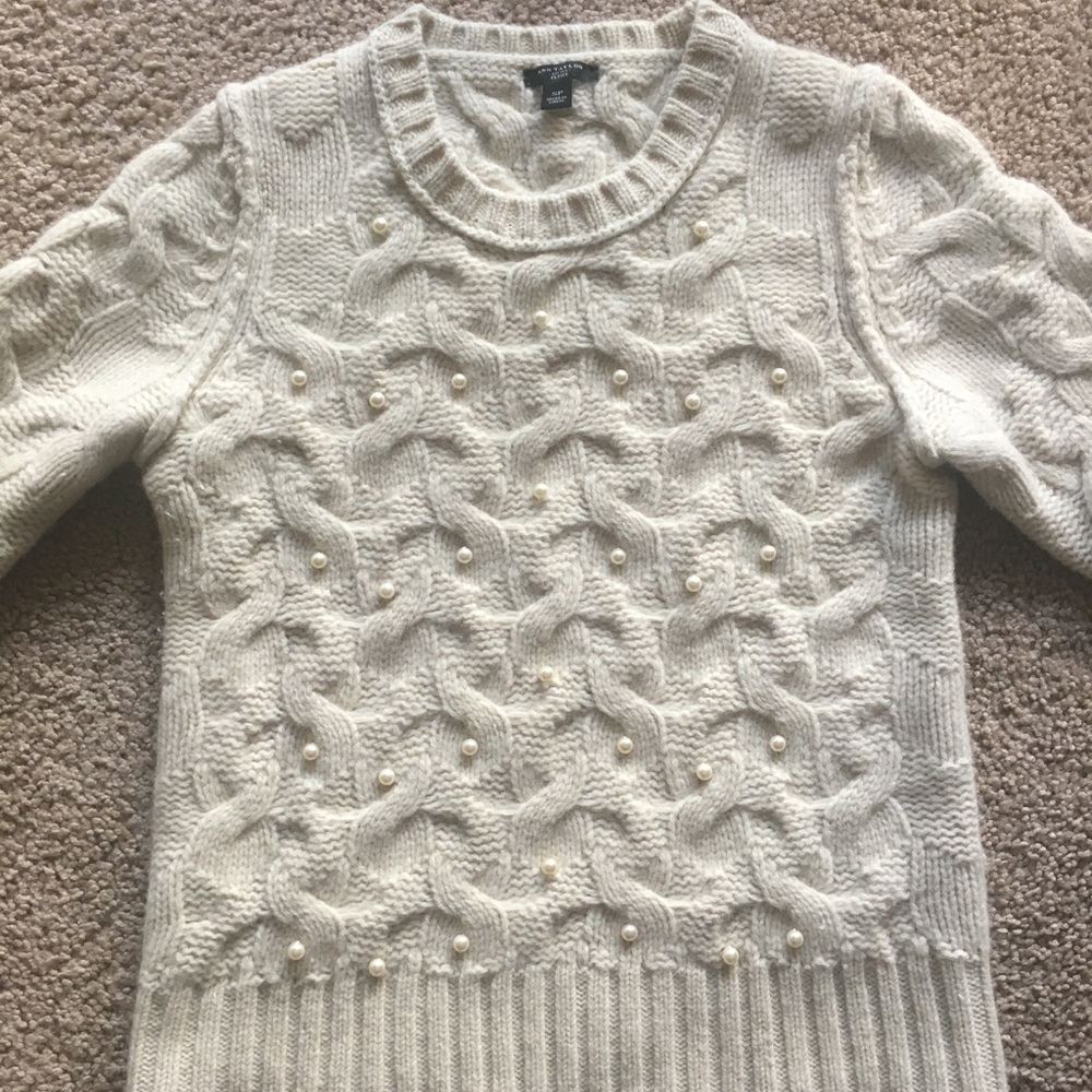 Ann Taylor Pearl Sweater size SP
